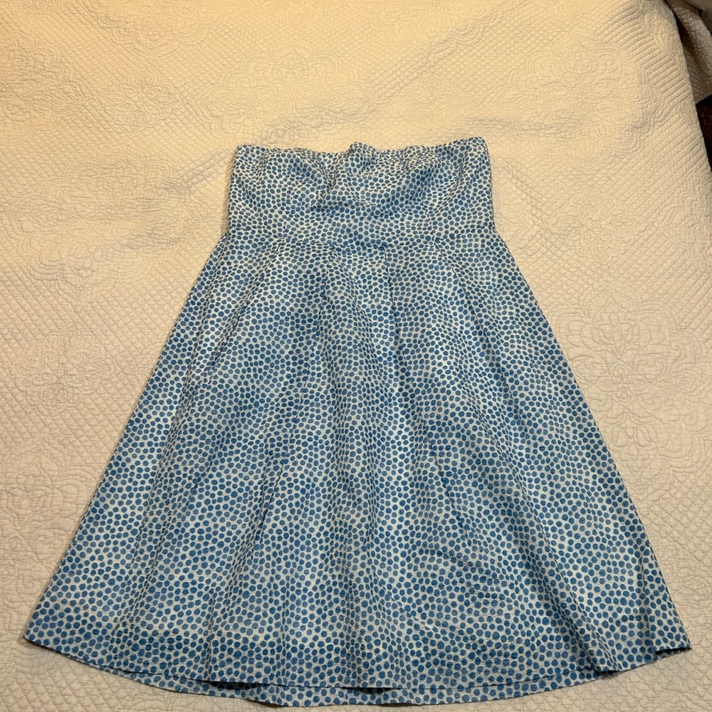 J Crew cute halter dress - 10p. It’s great for a spring day or to a wedding.